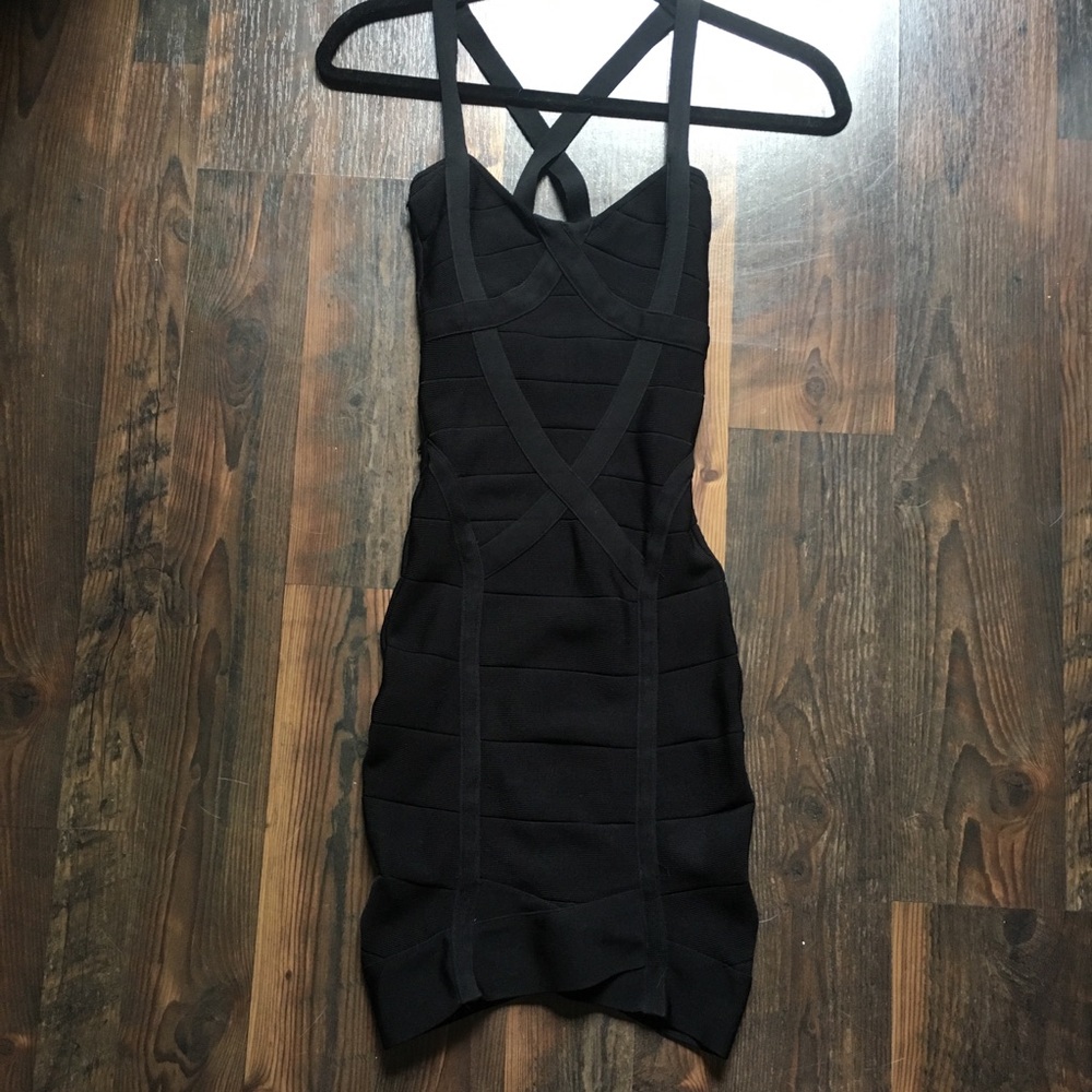 Bebe bodycon bandage dress